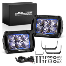 Laad de afbeelding in de galerijviewer, 4.4in 60W LED Pod Work Lights Rectangular Spot Flood compatible for Jeep Wrangler Truck