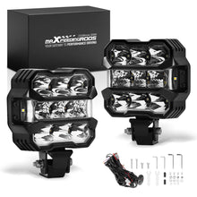 Laad de afbeelding in de galerijviewer, 4.5in LED Auxiliary Driving Light 80W Spot Flood IP67 Amber DRL compatible for Jeep SUV