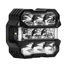 Laad de afbeelding in de galerijviewer, 4.5in LED Auxiliary Driving Light 80W Spot Flood IP67 Amber DRL compatible for Jeep SUV