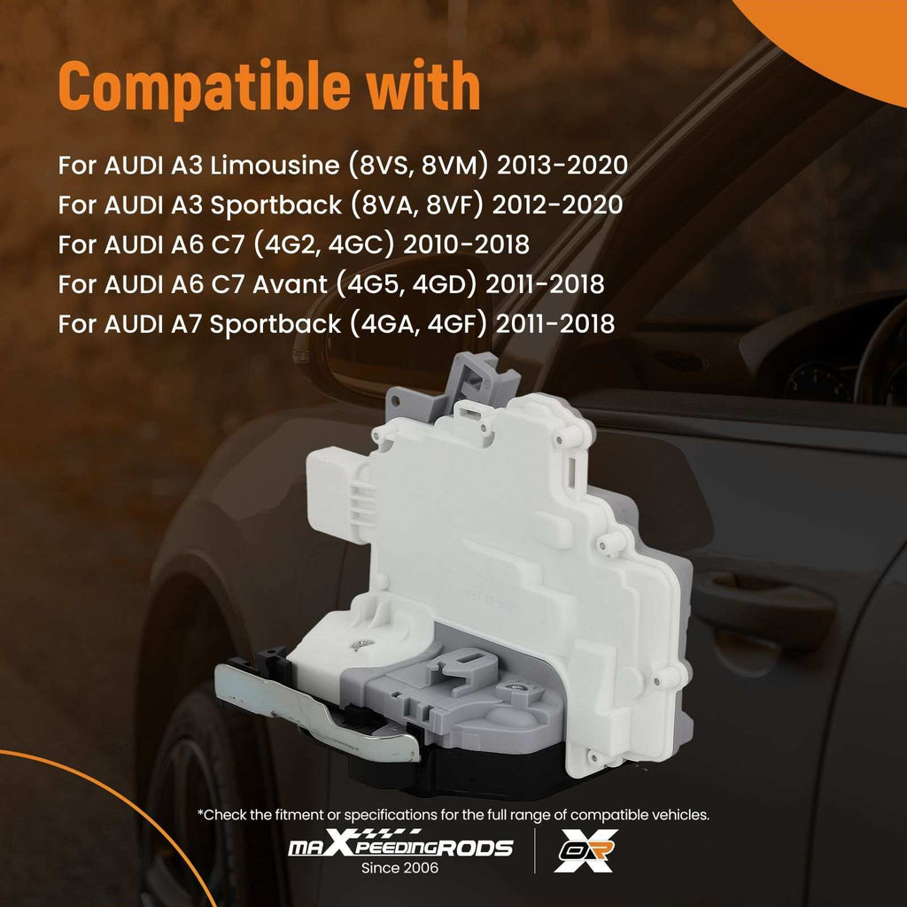 Door Lock Actuator compatible for AUDI A3 Sportback A6 A7 2010-2020 4G0839015 Rear Left