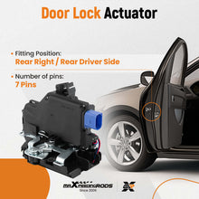 Load image into Gallery viewer, REAR RIGHT CENTRAL DOOR LOCK compatible for VW GOLF MK5 2003-ACTUATOR MECHANISM