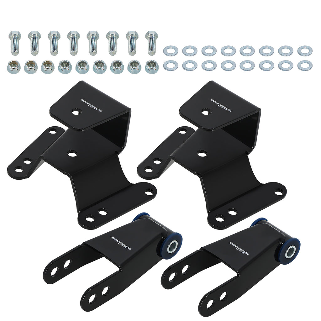 Lowering Drop Kit Achter 4 Hanger Shackle geschikt voor Chevy C10 1973-80 81-87 2WD