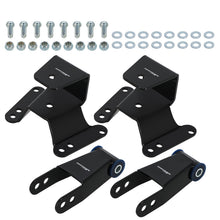 Laad de afbeelding in de galerijviewer, Lowering Drop Kit Achter 4 Hanger Shackle geschikt voor Chevy C10 1973-80 81-87 2WD