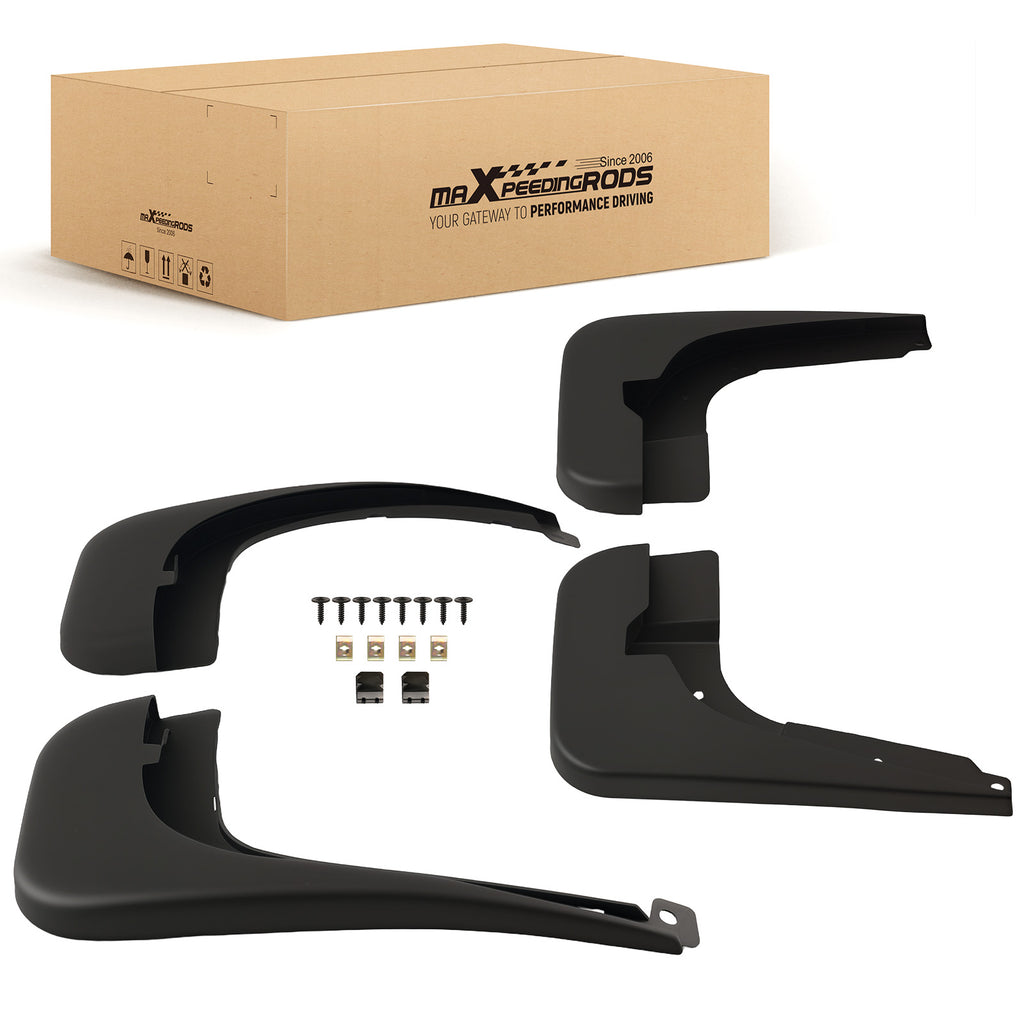 4PCS Mud Flaps Guards geschikt voor Mercedes Benz Vito W447 2016-2022 FrontRear Black