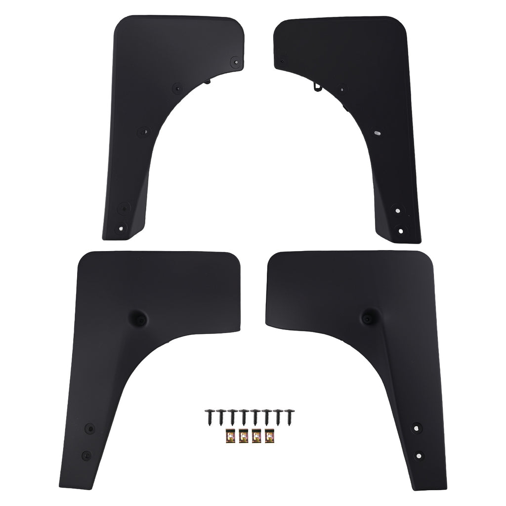 Black Mudguards Fender Mud Flaps geschikt voor BMW X5 E70 2007-13 Anti-Splash Voor Achter
