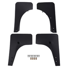Laad de afbeelding in de galerijviewer, Black Mudguards Fender Mud Flaps geschikt voor BMW X5 E70 2007-13 Anti-Splash Voor Achter