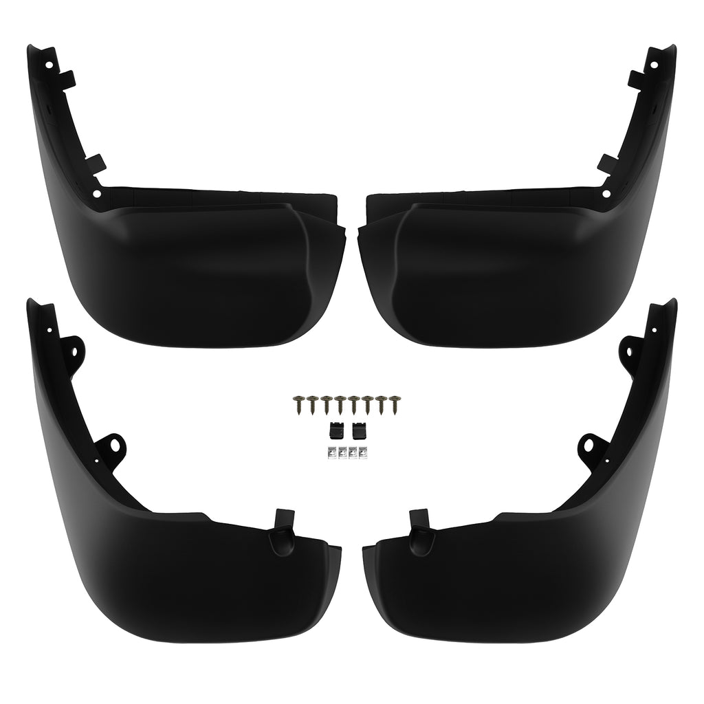 Black Voor Achter Mud Flaps geschikt voor Range Rover Sport L494 2014-2019 Links Rechts