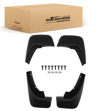 Laad de afbeelding in de galerijviewer, 4 Piece Mud Flaps Set geschikt voor Land Rover Discovery 2016-2020 Voor Achter Black