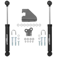 Laad de afbeelding in de galerijviewer, Dual Steering Stabilizer w/ Mounting Brackets compatible for Jeep Wrangler YJ 1987-1995