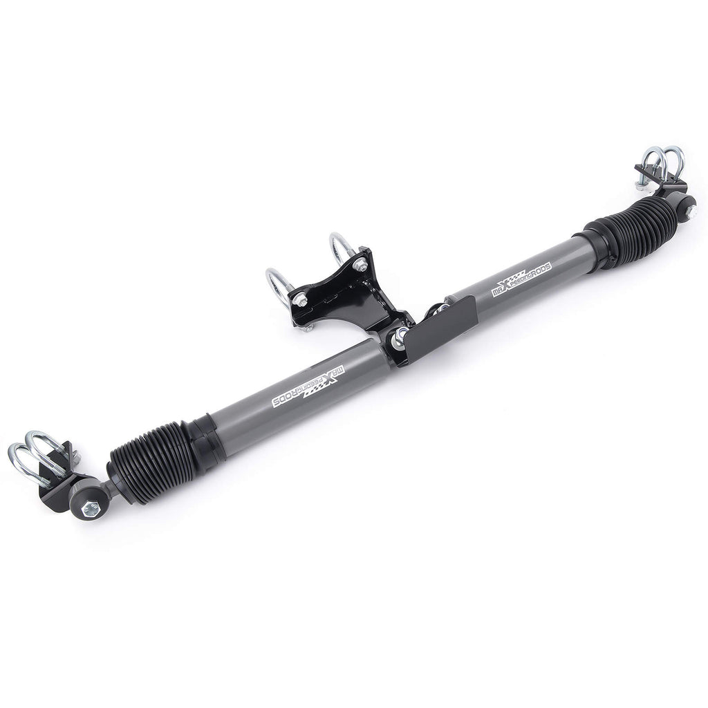 maXpeedingrods Dual Steering Stabilizer Kit compatible for Jeep Wrangler JK 2007-2018