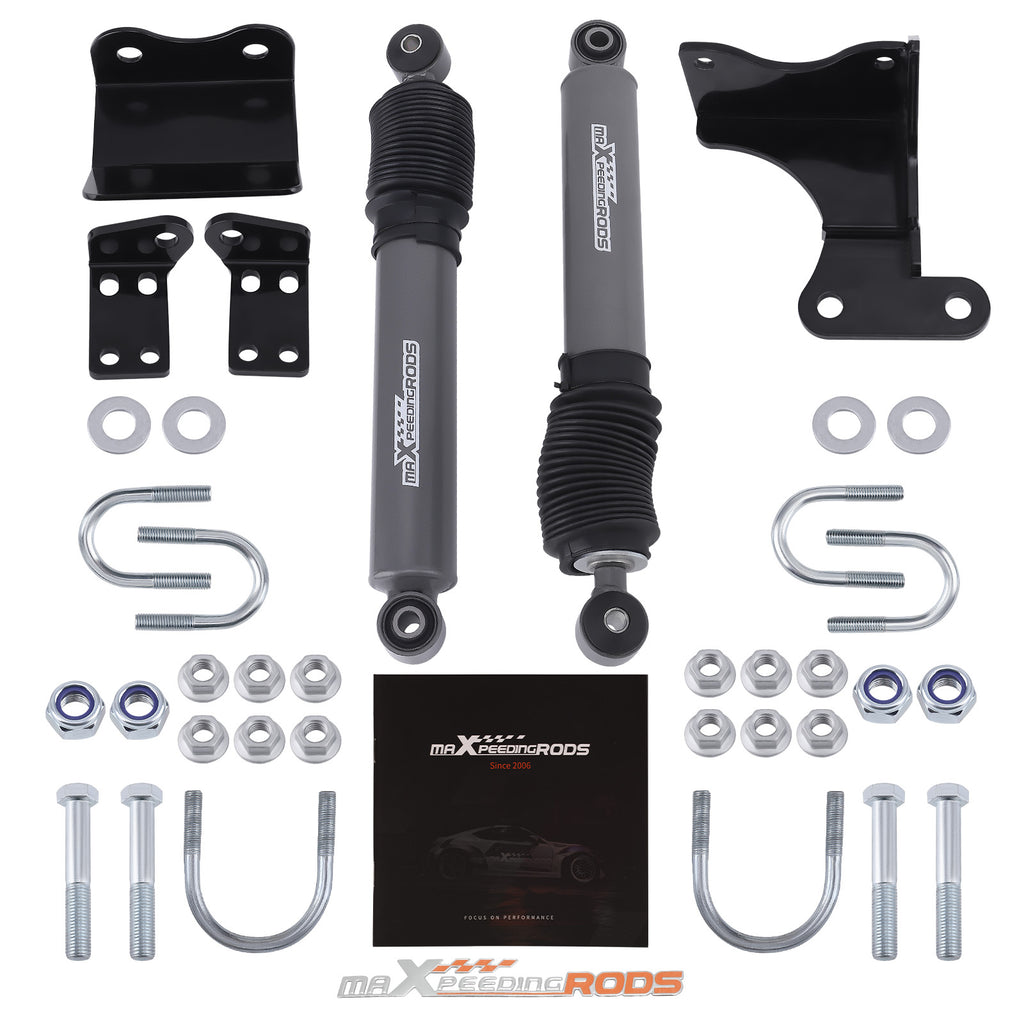 geschikt voor Jeep Wrangler JK 2007 - 2017 Dual Steering Stabilizer Damper Kit