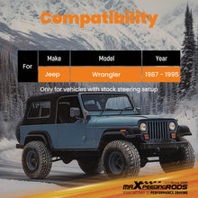 Laad de afbeelding in de galerijviewer, Dual Steering Stabilizer compatible for Jeep Wrangler YJ 4WD 1987-1995 Fit 4-6.5'' Lift Kit