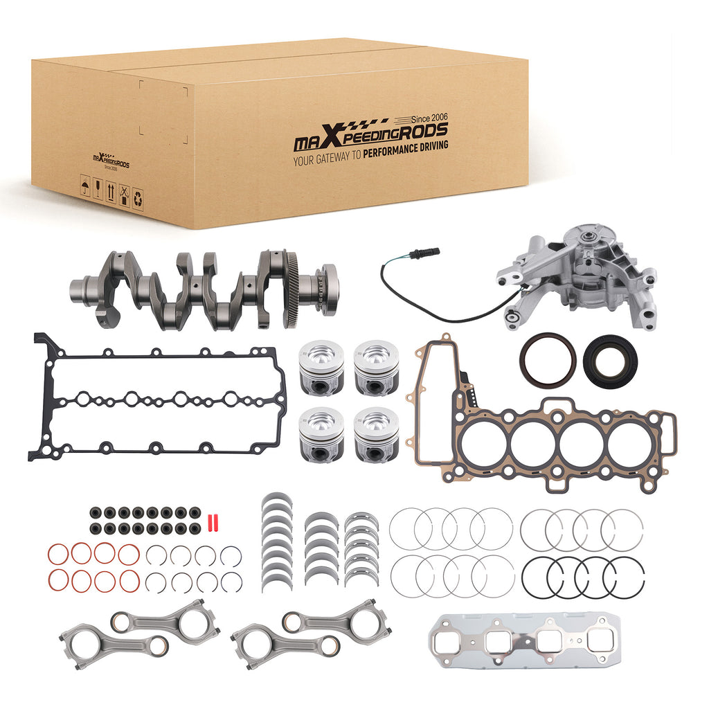 CRANKSHAFT met ENGINE REBUILD KIT geschikt voor JAGUAR E-PACE 204DTD 2.0 DIESEL 204DTD