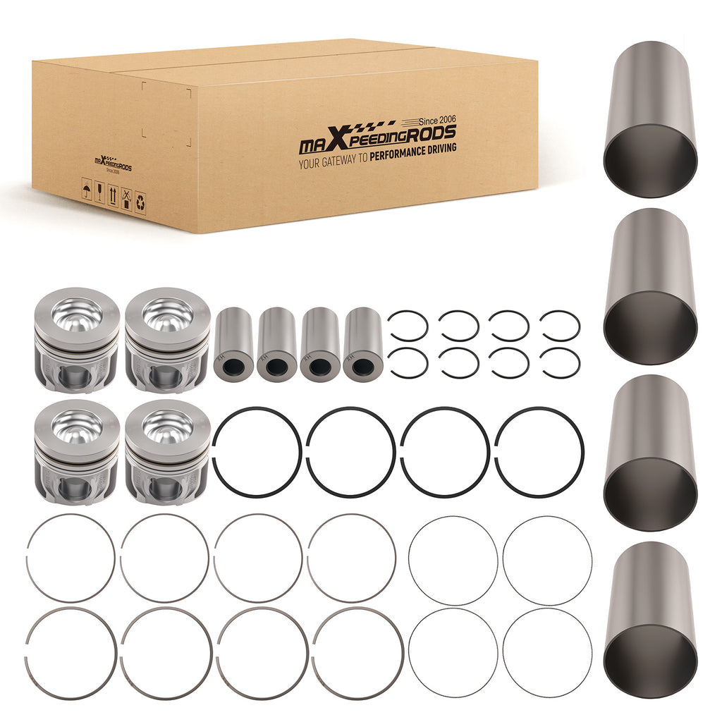 Piston en Liner Set geschikt voor Jaguar E-Pace F-Pace XE XF 2.0L Diesel 204DTD AJ20D4