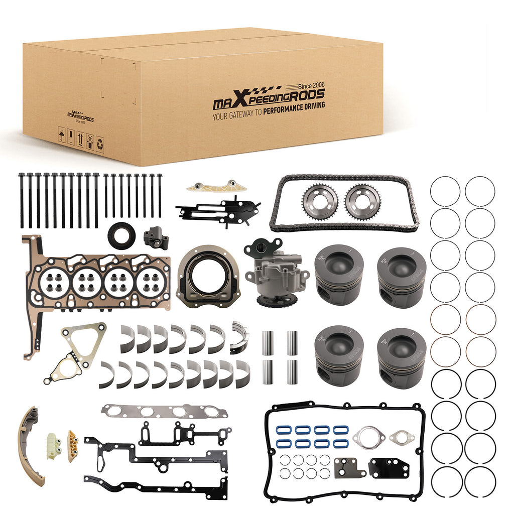 Engine Overhaul Kit geschikt voor Ford Ranger 2.2 TDCi 4x4 Gaskets Timing Chain Pump