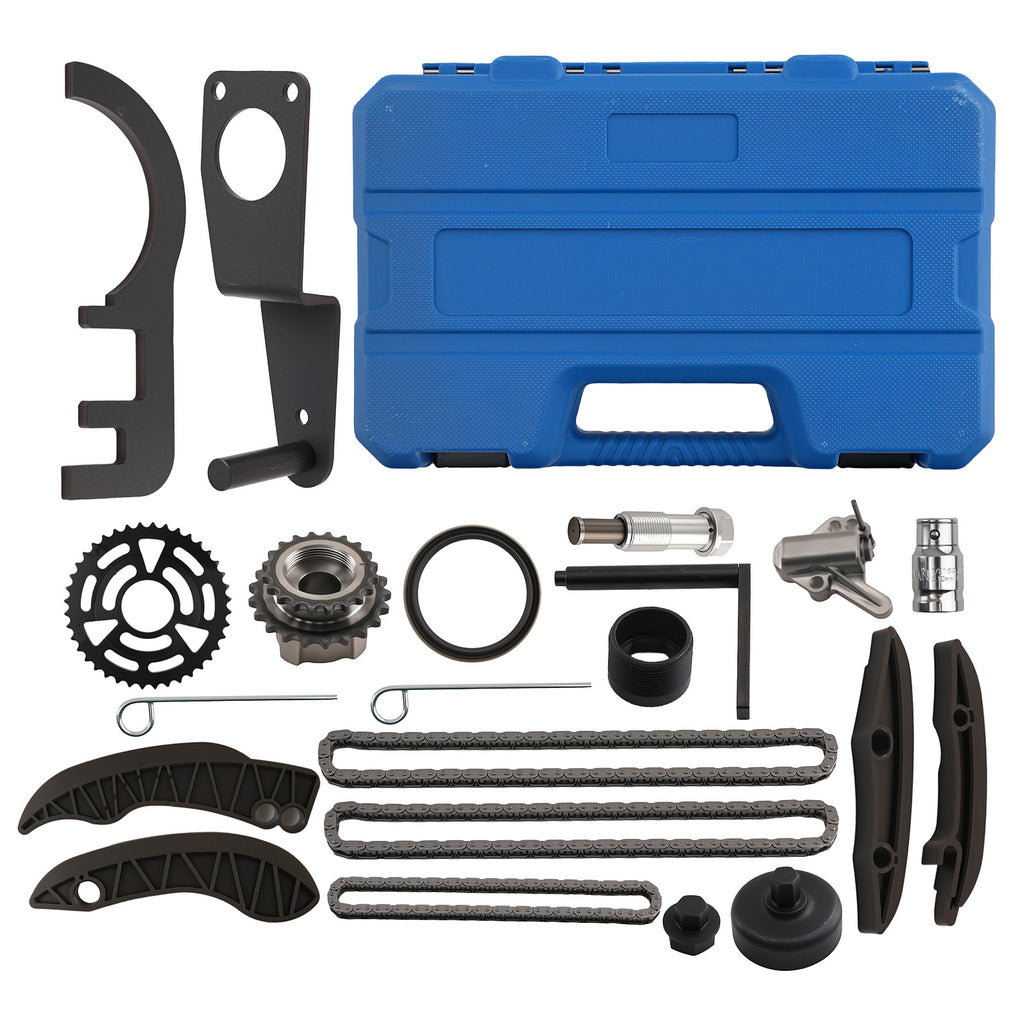 Complete Timing Chain Kit w/ Guides TensionersTools geschikt voor BMW 320d 318d E90 E91