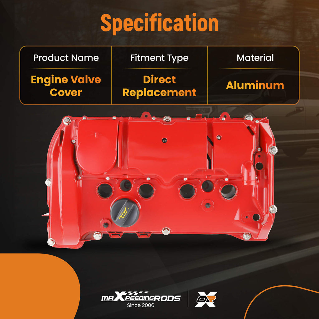 Aluminum Valve Cover compatible for Mini Cooper N18 S Roadster R59 Clubman R55 1.6L Turbo