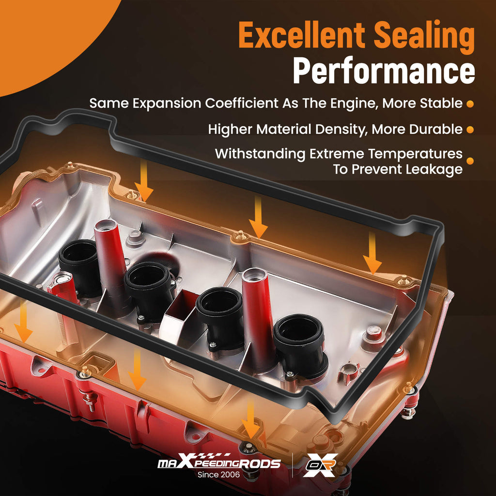 Aluminum Valve Cover compatible for Mini Cooper N18 S Roadster R59 Clubman R55 1.6L Turbo