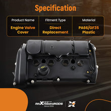 Laad de afbeelding in de galerijviewer, Valve Cover w/ Gasket compatible for BMW 118i F20 F21 L4 1.6L 2012-2015 120i F20 F21 15-16