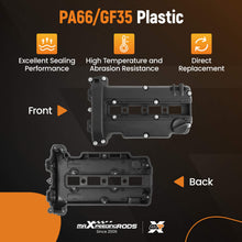 Laad de afbeelding in de galerijviewer, Engine Valve Cover w/ Gasket Kit compatible for Opel Astra G H Corsa C D Meriva 1.2 1.4
