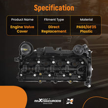Laad de afbeelding in de galerijviewer, Engine Valve Cover W/ Gasket compatible for Mini Countryman 2010-16 11128589943 11128576293