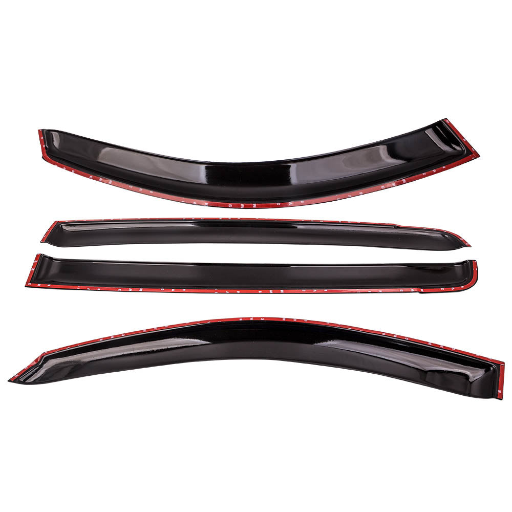 4pcs Weathershield Sun Visors geschikt voor Mitsubishi Triton ML MN Dual Cab 2006-2013