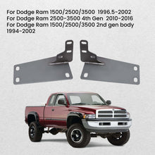 Laad de afbeelding in de galerijviewer, Front Bumper Conversion Brackets compatible for Dodge RAM 2nd/ 4th Gen 1500/2500/3500