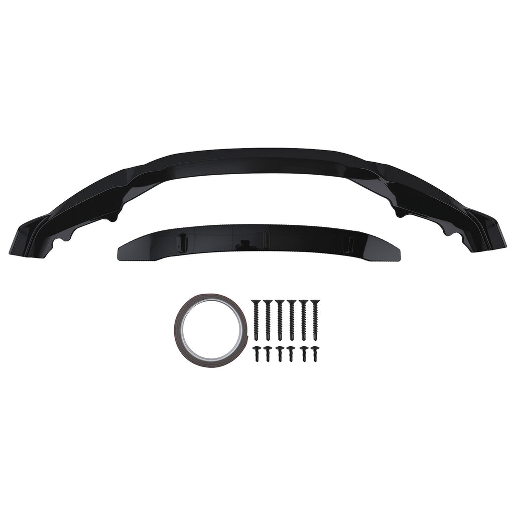 Voor Bumper Splitter Lip Spoiler Kit Gloss Blk geschikt voor BMW X5 F15 M Sport 2013-2018