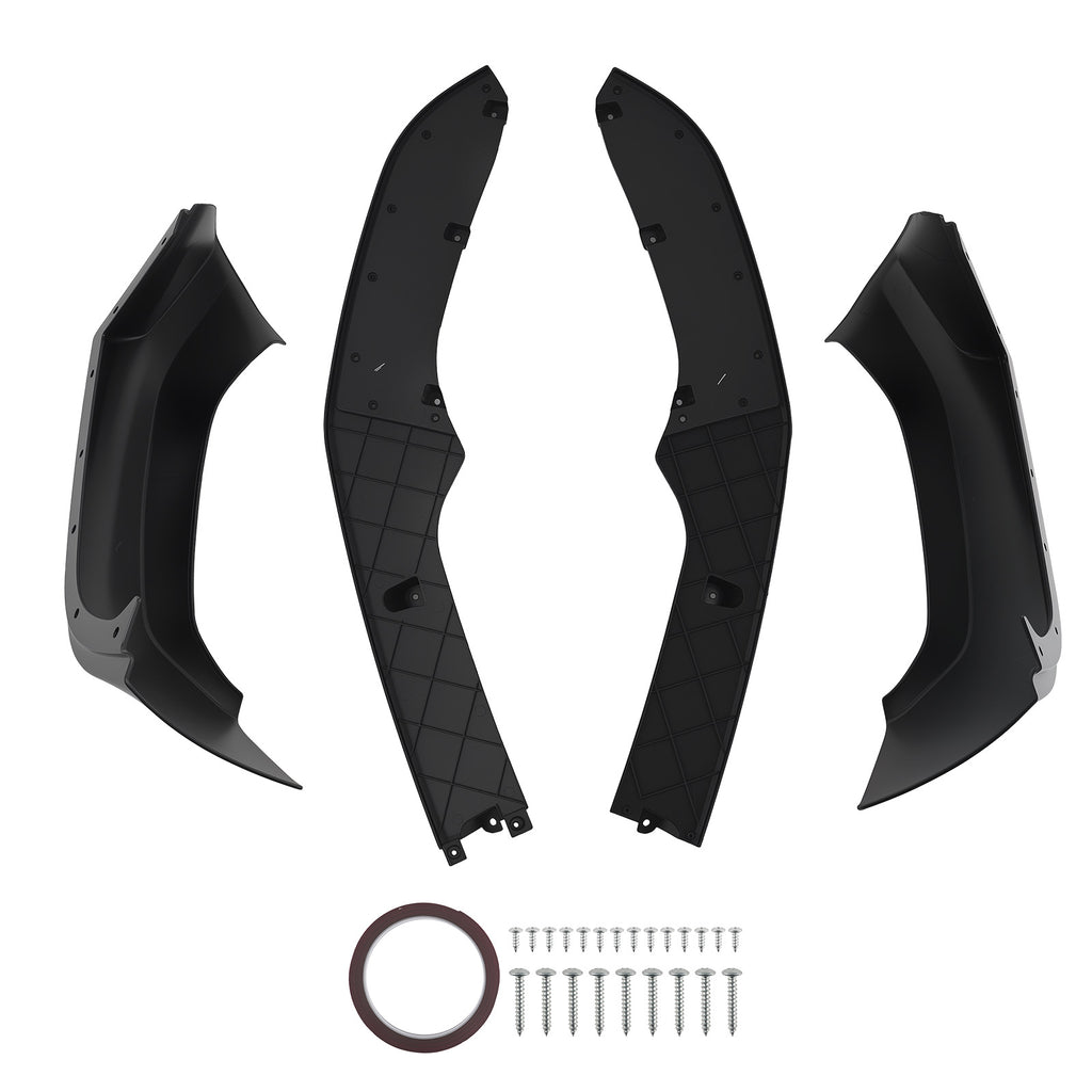 Bumper Lip Splitter geschikt voor BMW 1 Series F20 F21 M Sport 2015-2019 Gloss Black Voor
