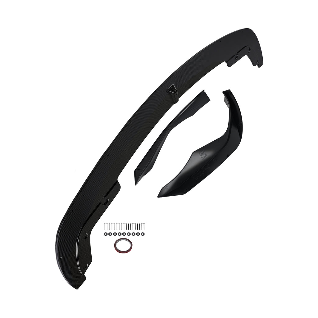 Carbon Look Voor Kit geschikt voor BMW G20 3 Series M Sport 19-22 Splitter Style