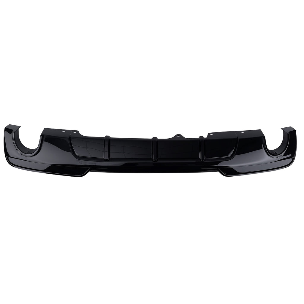 Achter Diffuser Splitter Twin Gloss Black geschikt voor BMW 5 Series F10 F11 M Sport