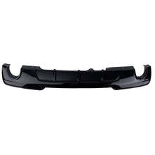 Laad de afbeelding in de galerijviewer, Achter Diffuser Splitter Twin Gloss Black geschikt voor BMW 5 Series F10 F11 M Sport