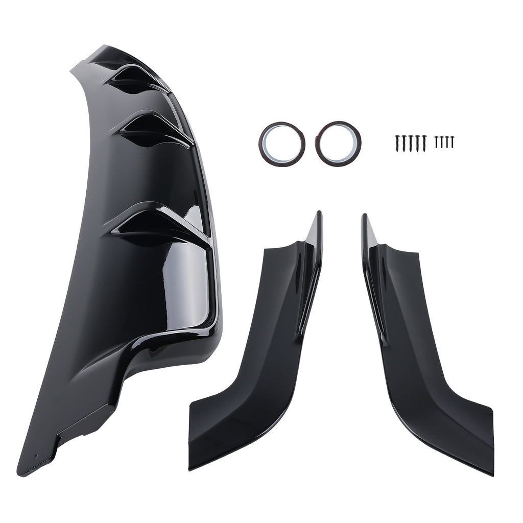 Achter Bumper Diffuser W/Corner Extension Gloss Black voor 15-18 geschikt voor BMW X5 F15 M Sport