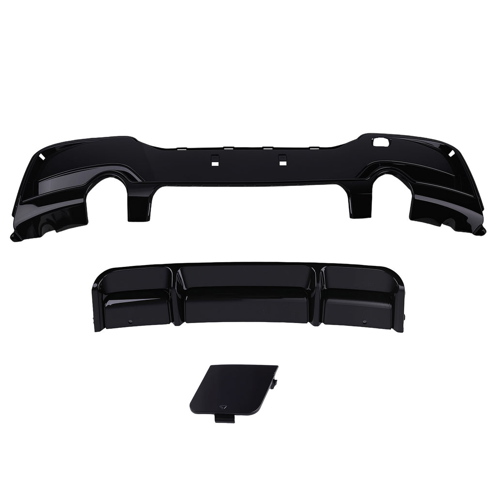 Achter Diffuser Lip Gloss Black geschikt voor BMW 1 Series F20 F21 M Sport 2011-2015 LCI UK