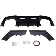 Laad de afbeelding in de galerijviewer, Gloss Black MTC Style Achter Bumper Diffuser Spoiler geschikt voor BMW 2 Series M2 F87 2015+