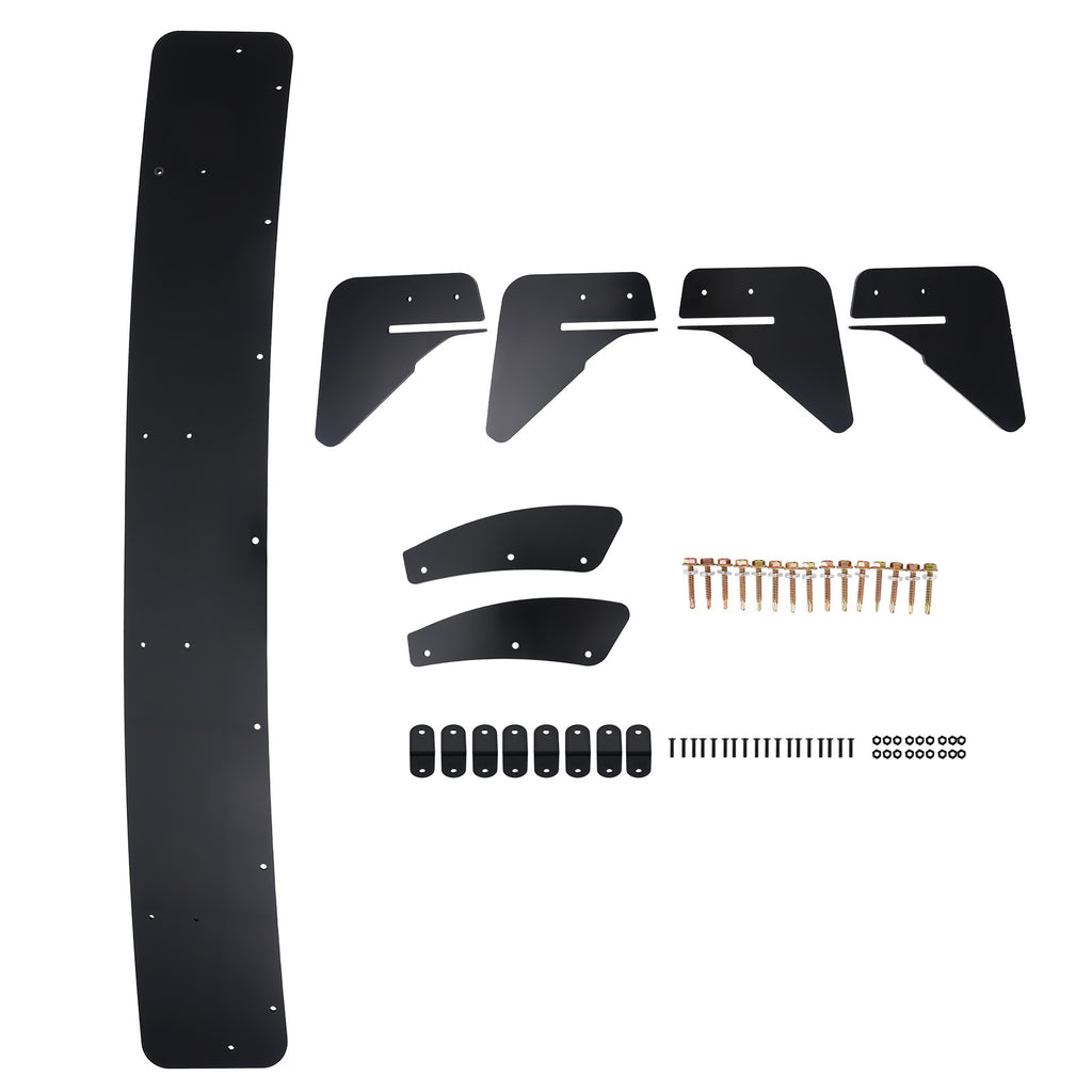 Achter Bumper Lip Diffuser Shark Fins Splitter Set geschikt voor VW Golf/MK7/GTI ABS Plastic