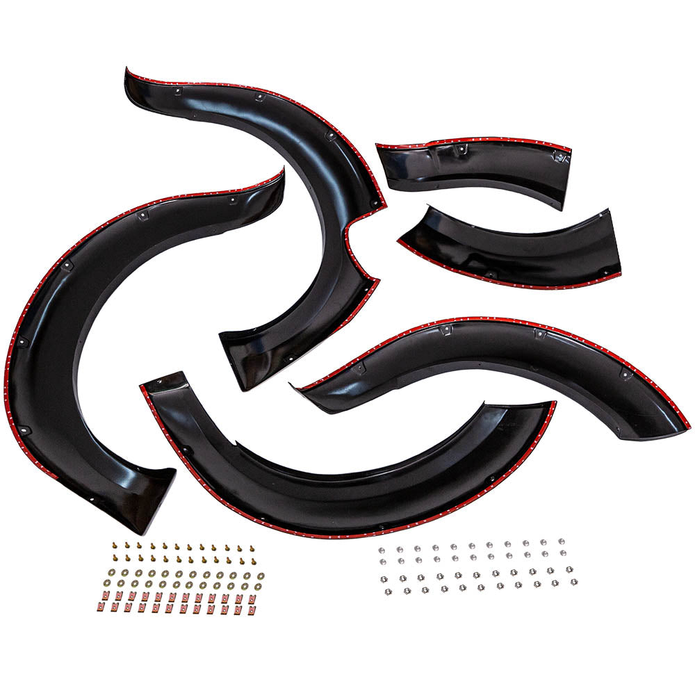 Fender Flare Wheel Arch Kit geschikt voor Nissan Navara NP300 2015 - Onwards BLACK