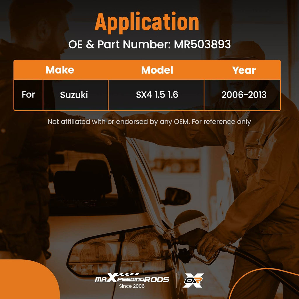 Fuel Filler Neck Pipe compatible for Mitsubishi Lancer MK7 2003-2009 MR503893 Petrol Tank T