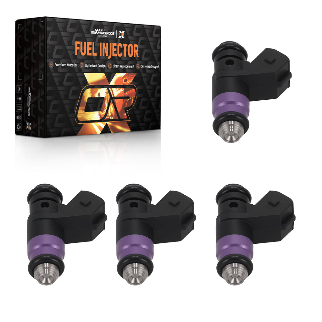 4× Fuel Injector Set geschikt voor Renault Clio Laguna Megane Scénic 1.4 1.6 8200132259