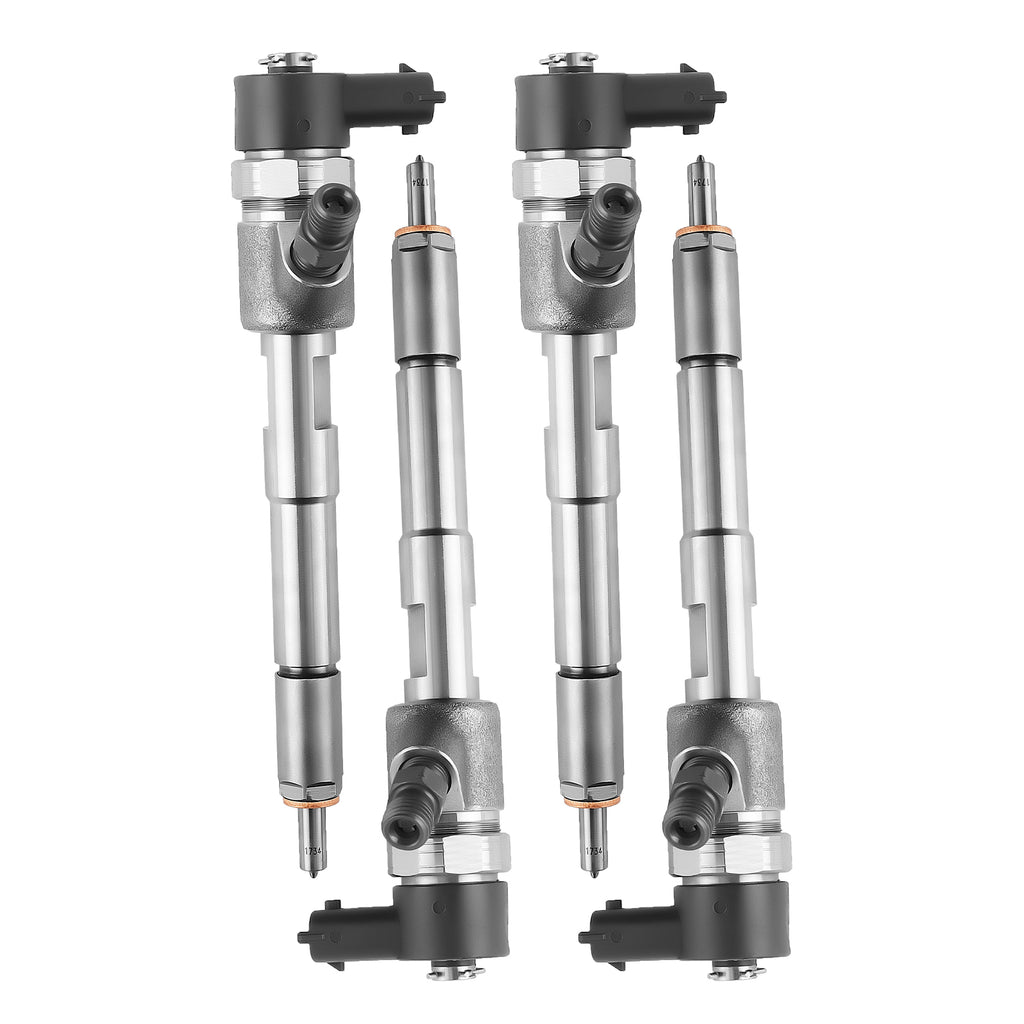 4x Injector geschikt voor Fiat 500 500C 500L Panda Punto Doblo Fiorino 1.3 D Multijet