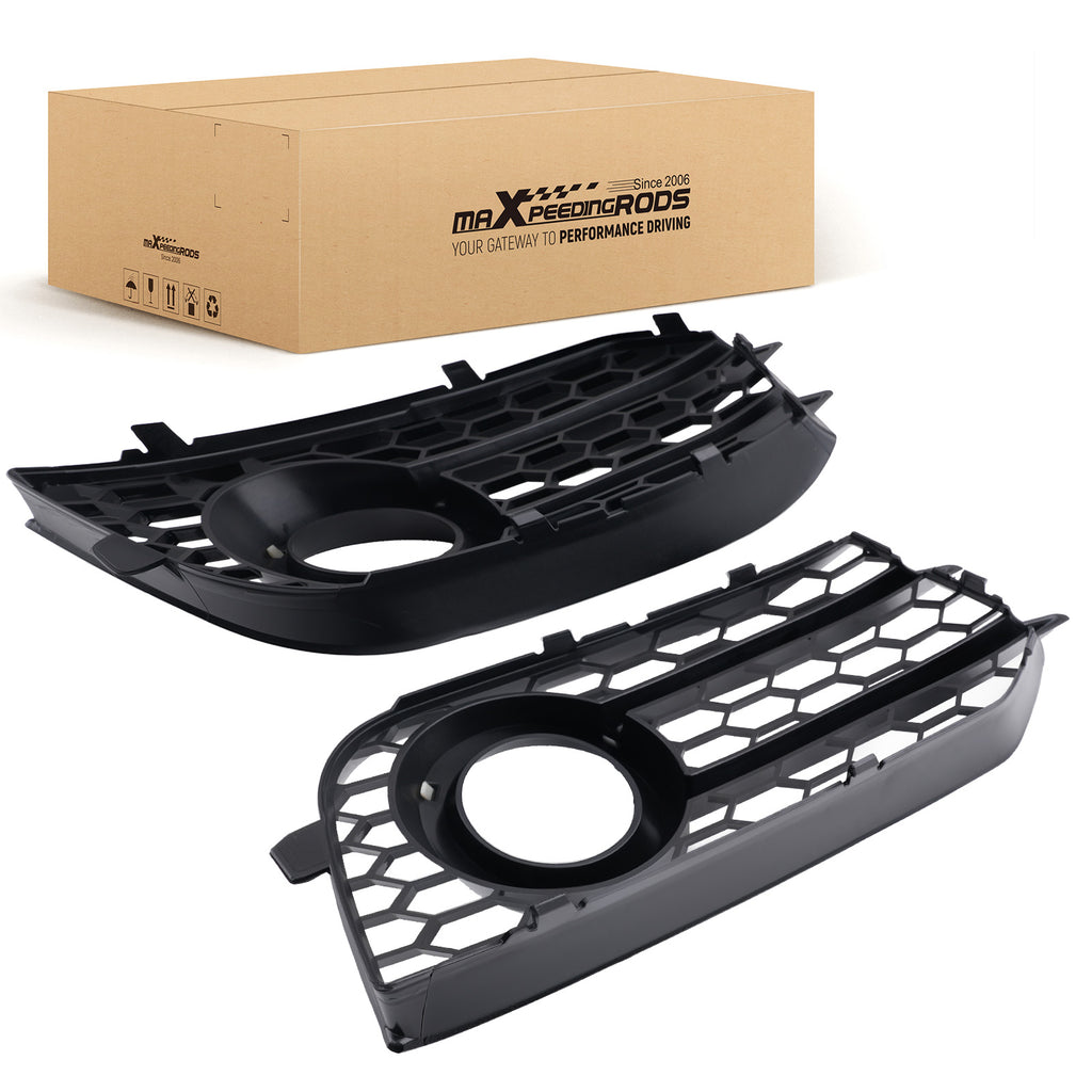 Pair Voor Bumper Fog Light Grille Cover geschikt voor Audi A1 8X 2010-2014 8X0807681A