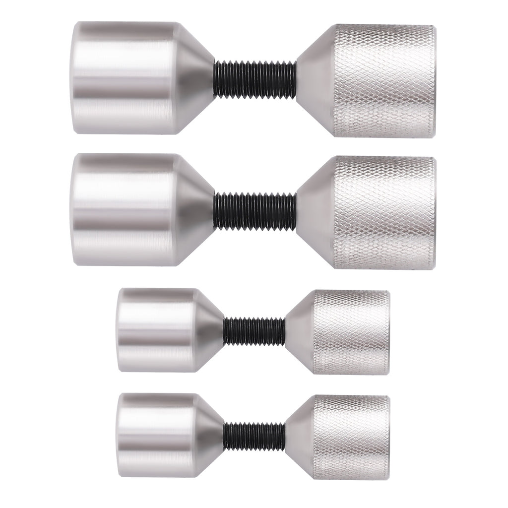 4x Flange Two Hole Pin Set Roestvrij staal - 1-1/8 1-5/8 Diameter Set