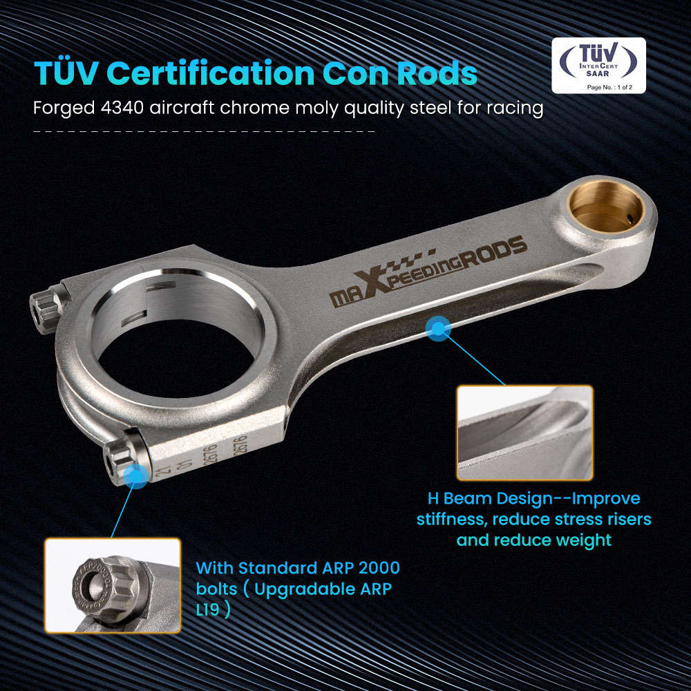 Compatible for Ford Cosworth YB compatible for Sierra Escort high performance connecting rod conrods sale