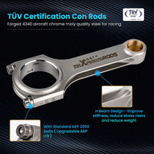 Load image into Gallery viewer, Connecting Rods (with ARP bolts) Compatible for Fiat 2.0 Coupe 5-Cylinder 20V Turbo