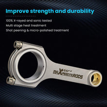 Load image into Gallery viewer, Connecting Rods compatible for Volvo 850 T5 C70 V70 2.3L 4340 Forged Steel H-Beam 139.5mm