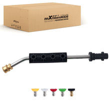 Laad de afbeelding in de galerijviewer, Heavy Duty Pressure Wand 1/4 Quick Connect 5 Tips Copper Stainless Steel