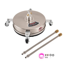 Laad de afbeelding in de galerijviewer, 13in Pressure Washer Surface Cleaner Attachment voor Patio Driveway Up to 4000PSI