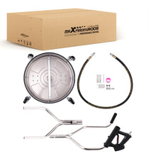 Laad de afbeelding in de galerijviewer, 18 inch Cleaner Pressure Washer Stainless Steel 4 Swivel Wheels Adjustable