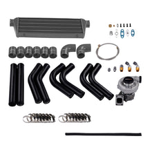 Laad de afbeelding in de galerijviewer, Kit de Turbocharger universal T3/t4 T04eintercooler + Kits de tuberías Turbo + Wastegate
