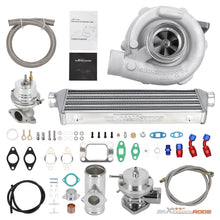 Laad de afbeelding in de galerijviewer, T3 T4 T04E Stage III T04E Turbo Charger Upgrade Kit w/ BOV geschikt voor Ford Focus 03-07